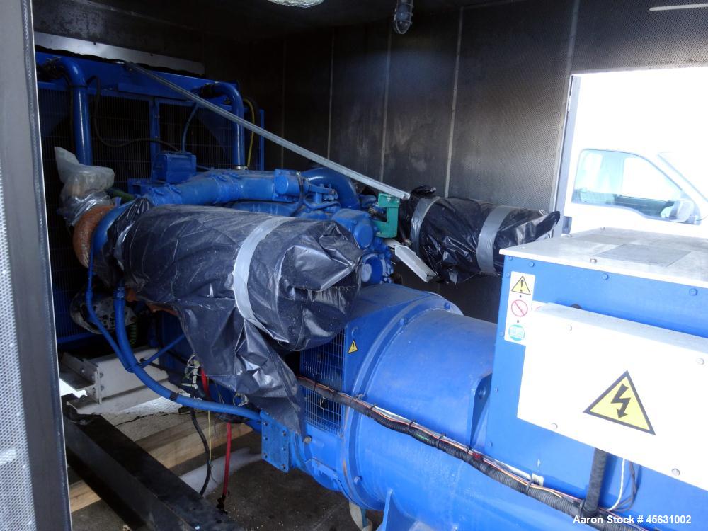 Used Detroit Diesel 500kW standby diesel generator set. Detroit Diesel 12V-71TA